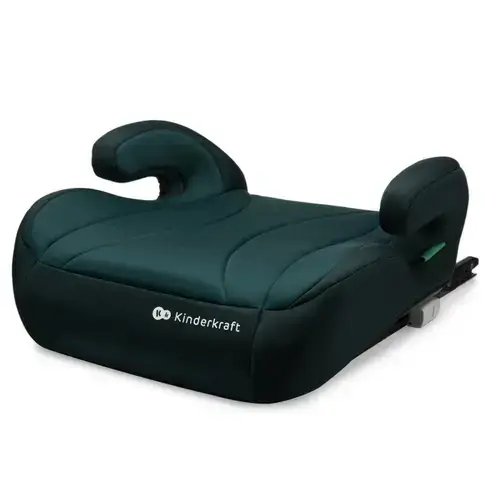 Inaltator auto Kinderkraft I-Size Boost, 135-150 cm, compatibil cu ISOFIX, Verde