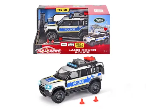 Masina Majorette - Jeep de poliție Land Rover