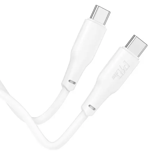 Cablu Date si Incarcare USB-C - USB-C HOCO X93, 100W, 2m, Alb