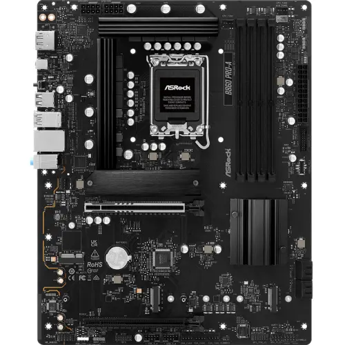 Placa de baza ASRock B860 PRO-A, Intel B860, LGA 1851, DDR5, ATX