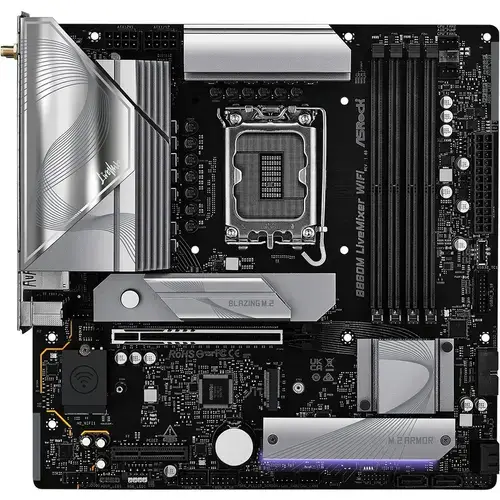 Placa de baza ASRock B860M LIVEMIXER WIFI, Intel B860, LGA 1851, DDR5, mATX