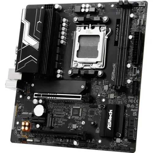 Placa de baza ASRock B850M-X R2.0, AMD B850, AM5, DDR5, mATX