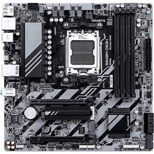Placa de baza GIGABYTE B840M DS3H, AMD B840, Socket AM5, mATX