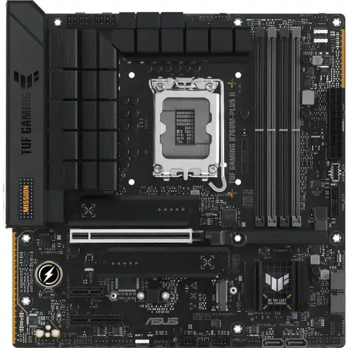 Placa de baza ASUS TUF GAMING B760M-PLUS II, mATX, LGA 1700, Intel B760