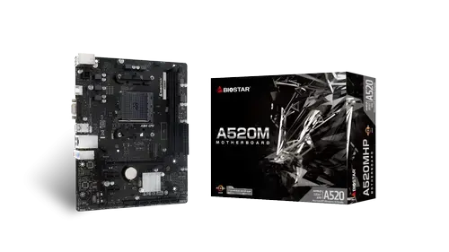 Placa de baza Biostar A520MHP, AMD A520, AM4, mATX