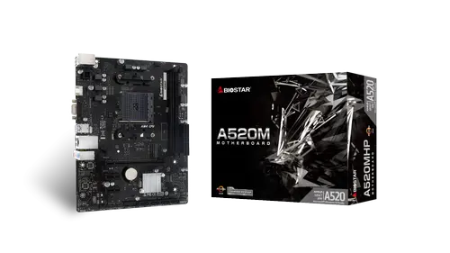 Placa de baza Biostar A520MHP, AMD A520, AM4, mATX