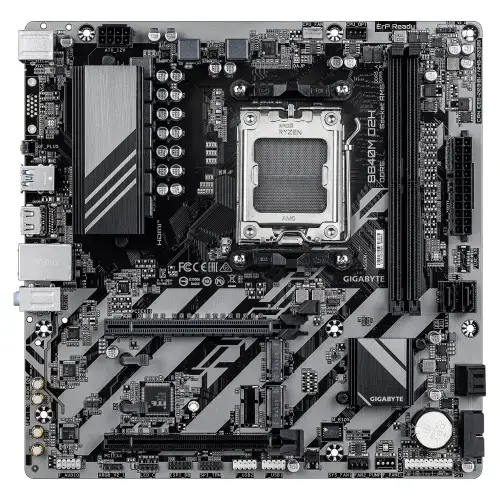 Placa de baza GIGABYTE B840M D2H, AMD B840, Socket AM5, mATX