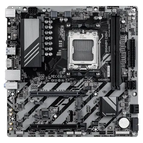 Placa de baza GIGABYTE B840M D2H, AMD B840, Socket AM5, mATX