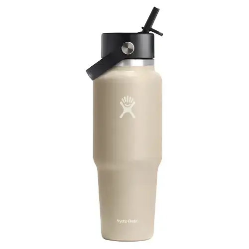 Sticla termos, inox, 950ml, inchWide Strawinch, Oat - Hydro Flask
