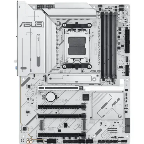Placa de baza ASUS X870 MAX GAMING WIFI7 W, AMD X870, AM5, ATX, DDR5