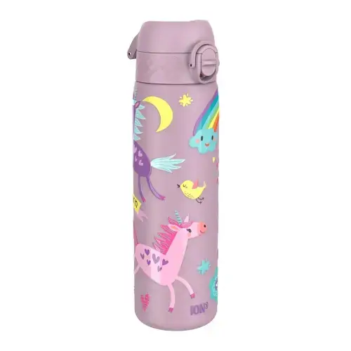 Sticla apa Slim, inox, 500ml, Unicorns - Ion8