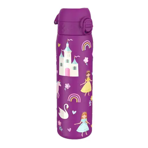 Sticla apa pentru copii Slim, inox, 600ml, Princess - Ion8