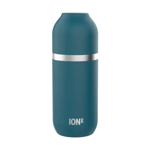 Termos cu ceasca, inox, 700ml, inchLumainch, Deep Teal - Ion8