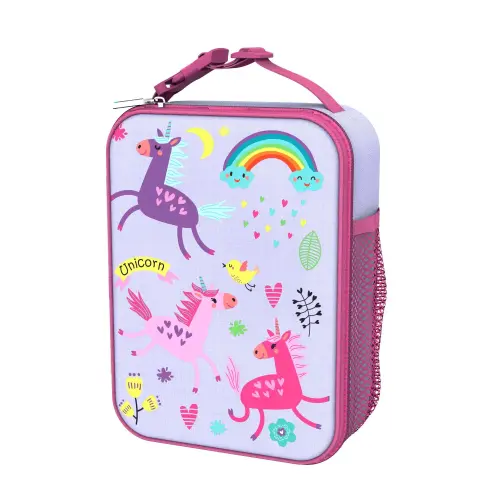 Geanta termoizolanta pentru pranz, 26,5 x 19,5 cm, Unicorns - Ion8