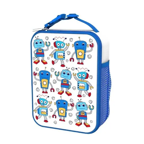 Geanta termoizolanta pentru pranz, 26,5 x 19,5 cm, Robots - Ion8