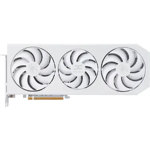Placa video PowerColor Hellhound  AMD Radeon RX 9070 XT Spectral White, 16GB, GDDR6, 256-bit