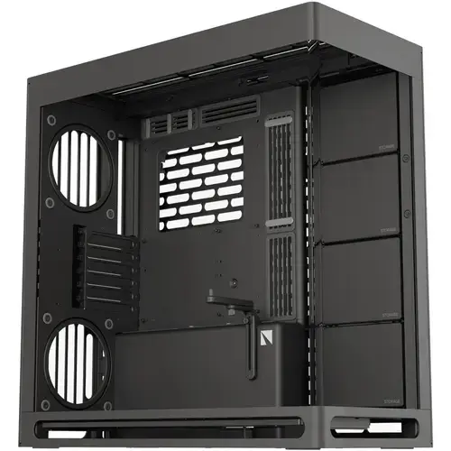 Carcasa HAVN HS 420 PGW-CH-HVN-006, Middle Tower, E-ATX, Negru
