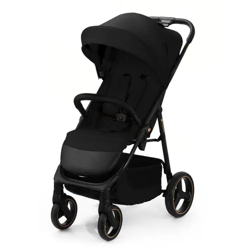 Carucior sport Kinderkraft Trig 3,  spatar reglabil, 0 - 22kg, pliabil, Negru