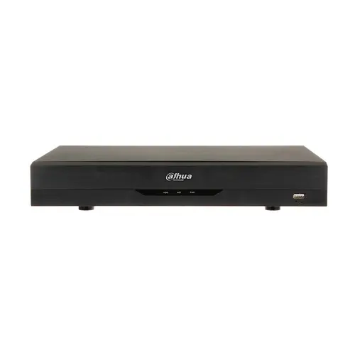 DVR Penta-brid WizSense Dahua XVR5104HE-I3, 4 canale, 5 M-N, protectie perimetrala, recunoastere faciala