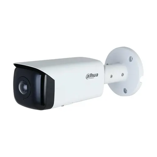 Camera supraveghere IP exterior Dahua WizSense IPC-HFW3441T-AS-P-0210B, 4 MP, 2.1 mm, IR 20 m, slot card, unghi 180 grade, microfon, PoE
