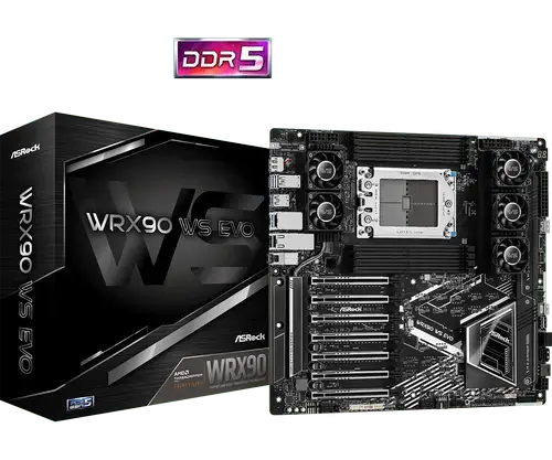 Placa de baza ASRock WRX90 WS EVO, AMD WRX90 sTR5, EEB