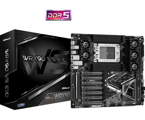 Placa de baza ASRock WRX90 WS EVO, AMD WRX90 sTR5, EEB