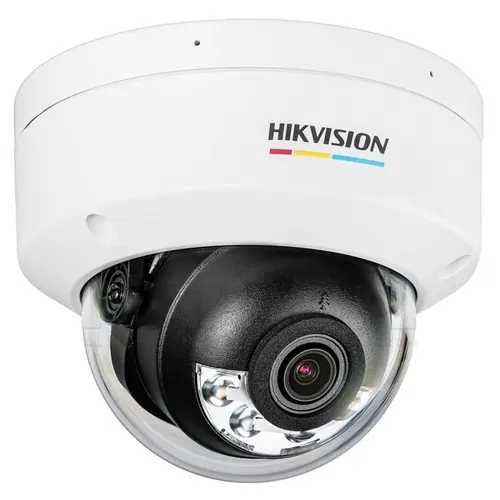 Camera supraveghere exterior IP Dome Hikvision ColorVu DS-2CD1147G2H-LIU, 4MP, 2.8 mm, IR 30 m, microfon, PoE