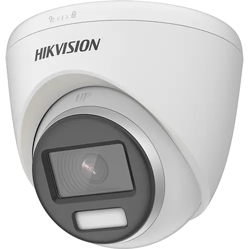 Camera de supraveghere exterior ColorVU, 4K, lentila 2.8mm, IR 40 metri, PoC, IP67, Hikvision DS-2CE72UF3T-E-2.8mm