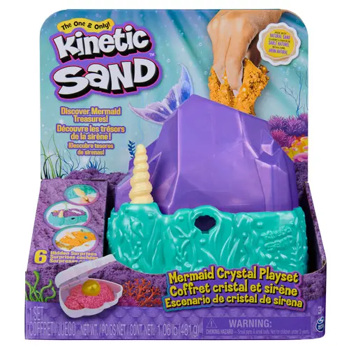 Set de joaca Kinretic Sand - Mermaid Crystal