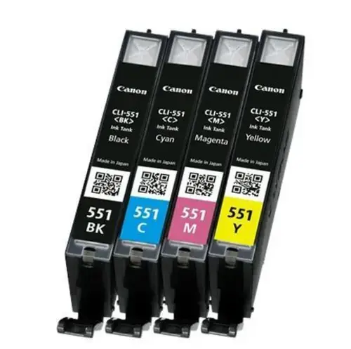 Kit Cartus Cerneala Canon CLI551n B + C + M + Y