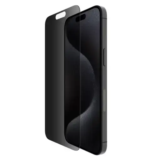 Folie Privacy Belkin BEL-0157, Temperated Glass pentru iPhone 15 Pro Max