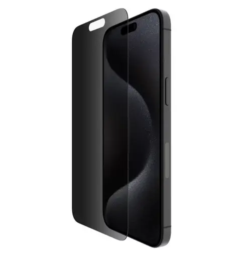 Folie Privacy Belkin BEL-0157, Temperated Glass pentru iPhone 15 Pro Max