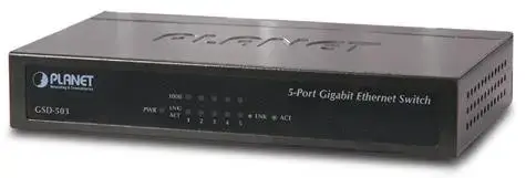 Switch Planet GSD-503, 5 porturi, Gigabit
