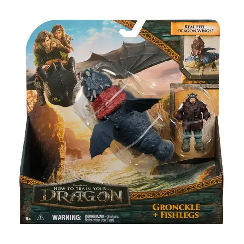 Set Dragon Gronckle Si Figurina Viking Fishlegs - Cum Sa Iti Dresezi Dragonul