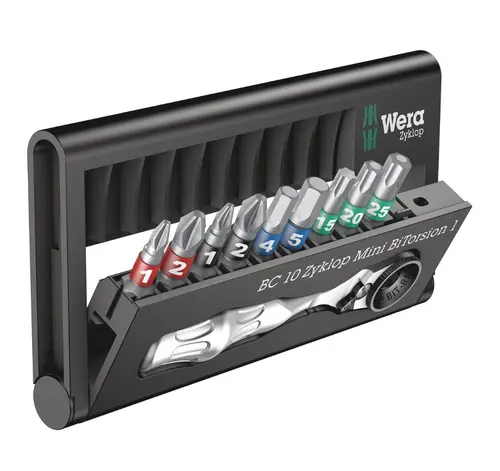 Set clichet cu 9 biti Wera 05057418001