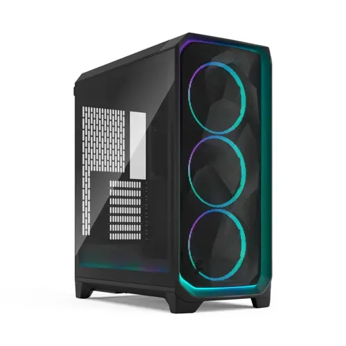 Carcasa Fractal Design Meshify 3 Ambience Pro RGB Black TG, Middle Tower, tempered glass, Negru