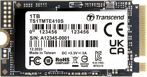 SSD Transcend TS1TMTE410S, 1TB, M.2 2242, PCIe Gen4 x4