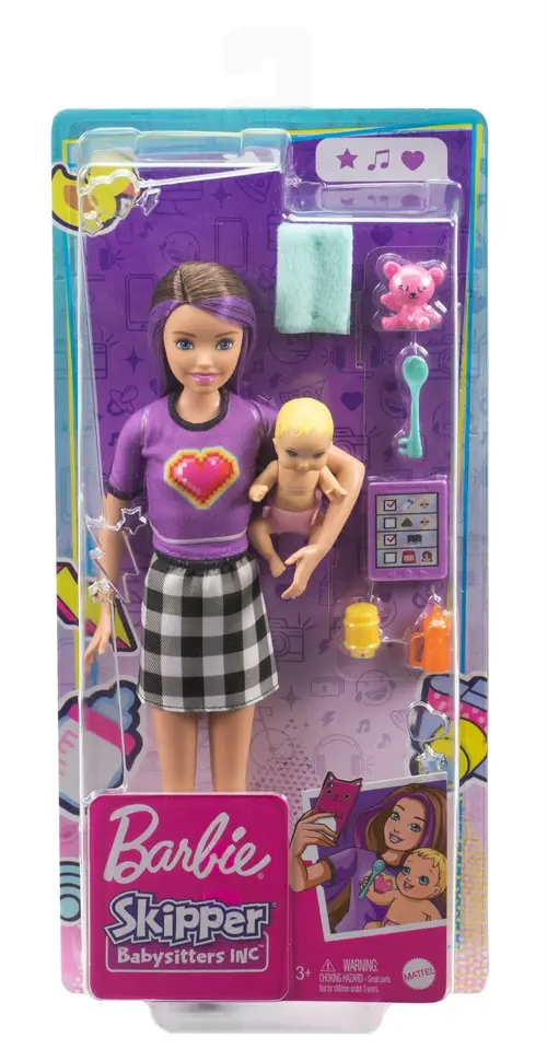 Papusa Barbie Satena Skipper Frist Job  Babysitter