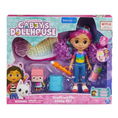 Papusa Gabbys's Dollhouse si set de creatie, + 3 ani