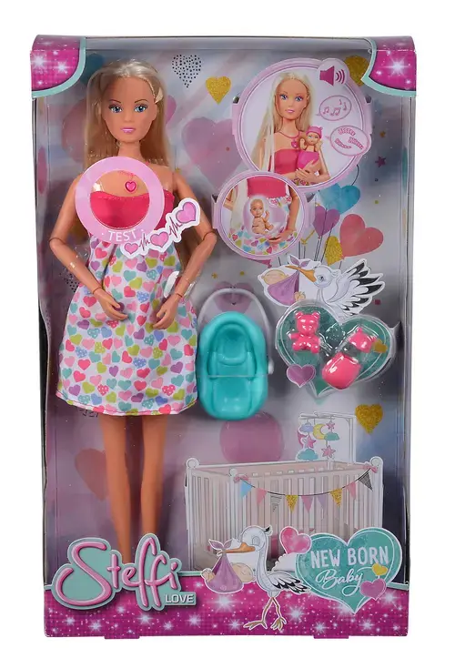 Papusa  Steffi Love New Born Baby, 33cm