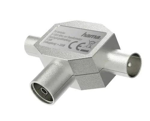Splitter antena Hama 205236, conector coaxial - 2 mufe coaxiale