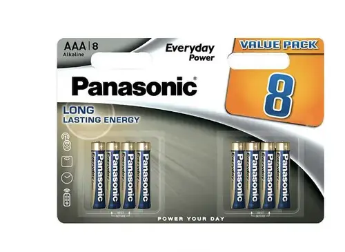 Set de baterii Panasonic Everyday Power, AAA, 8 Bucati