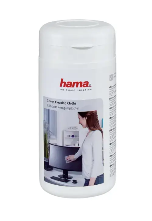 Lavete pentru curatat ecrane Hama 113806, 100 buc