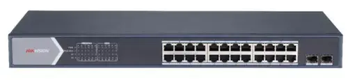 Switch Hikvision DS-3E1526P-SI, 24 Porturi, Gigabit, PoE