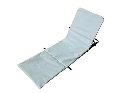 Covor plaja tip sezlong HEINNER DCPP002G, 141 x 45 x 51 cm, Gri