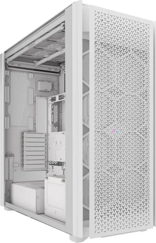 Carcasa Corsair 9000D RGB AIRFLOW, Super Full-Tower, Tempered glass, Alb