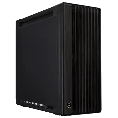 Carcasa ASUS PROART PA602 WOOD METAL PWM, Middle Tower, Tempered glass, Negru