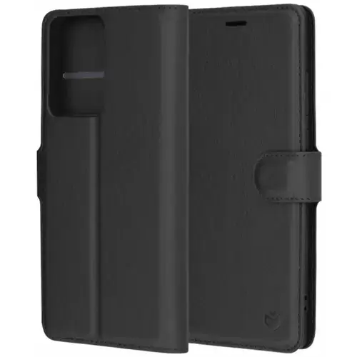 Husa pentru Motorola Moto G85, Techsuit, Leather Folio, Neagra