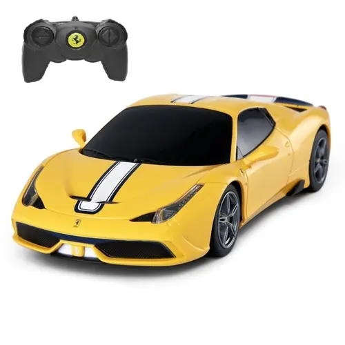 Masinuta Rastar RC - Ferrari 458 Speciale, 1:24, Galben