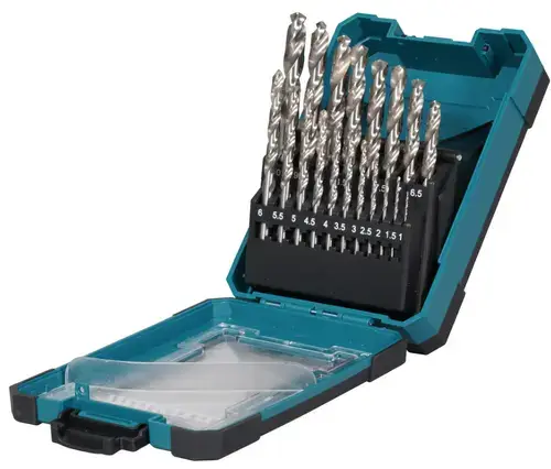 Set de burghie Makita D-78352, 1-10mm, 19 buc